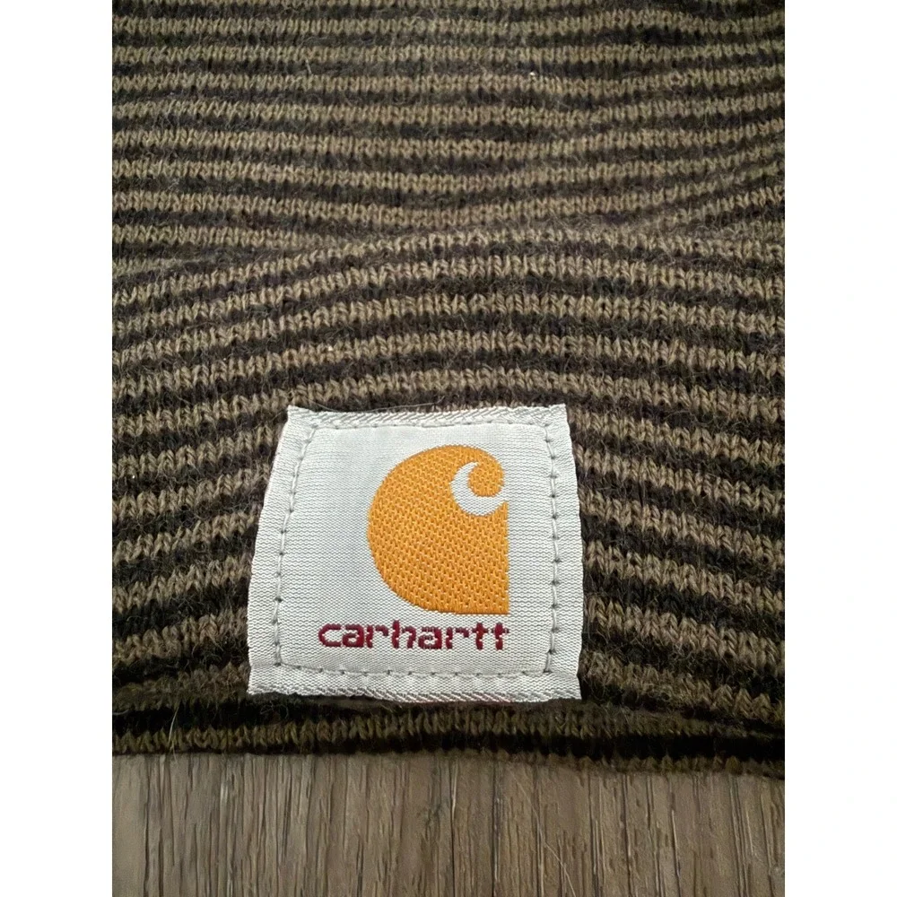 Carhartt A18 B01 Men's Striped Watch Hat Beanie Brown Black F19 2019 One Size